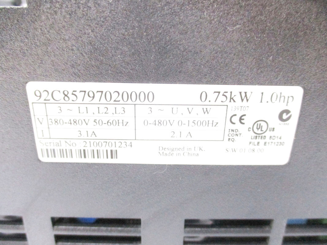 CAMCO 92C85797020000 380-480V 3.1A NSNP