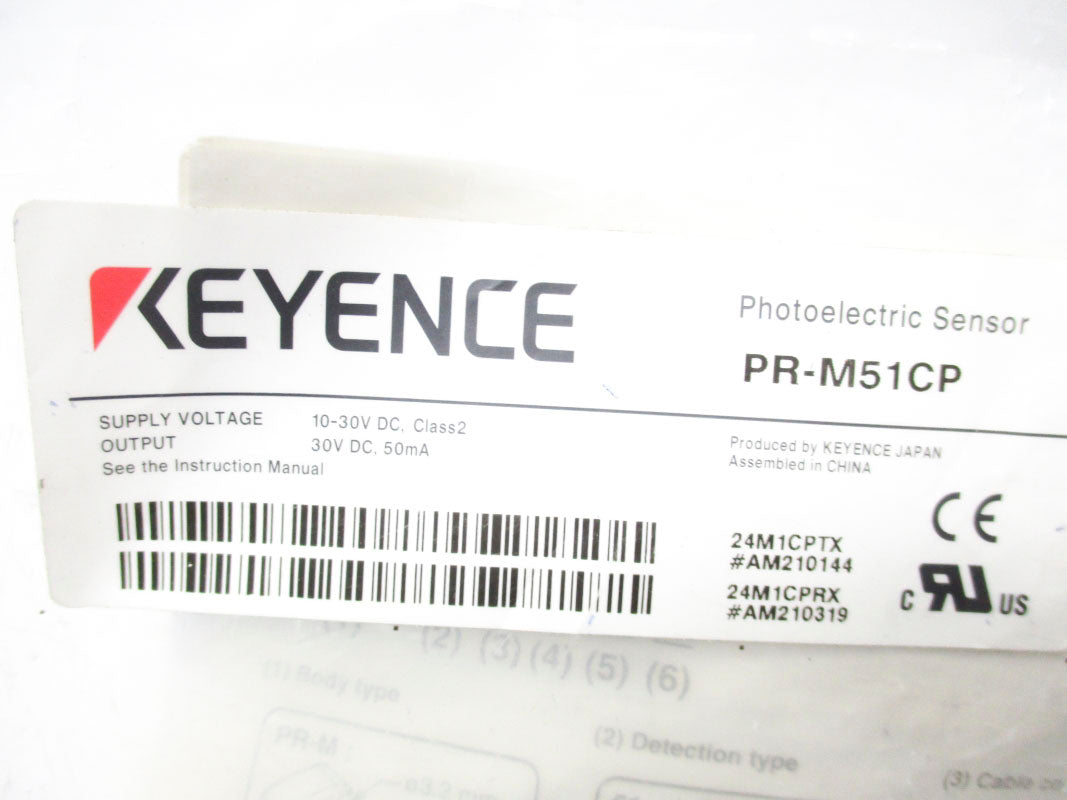 KEYENCE PR-M51CP 10-30VDC NSMP