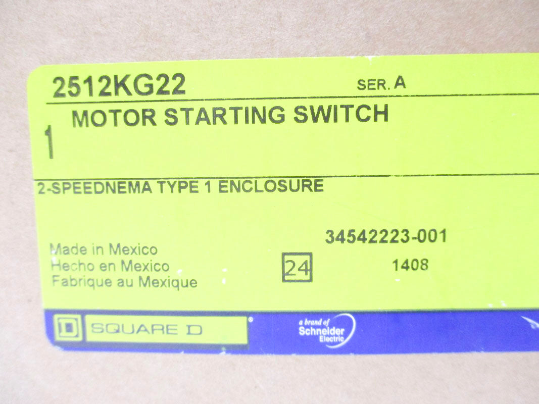 SQUARE D 2512KG22 SER. A NSMP