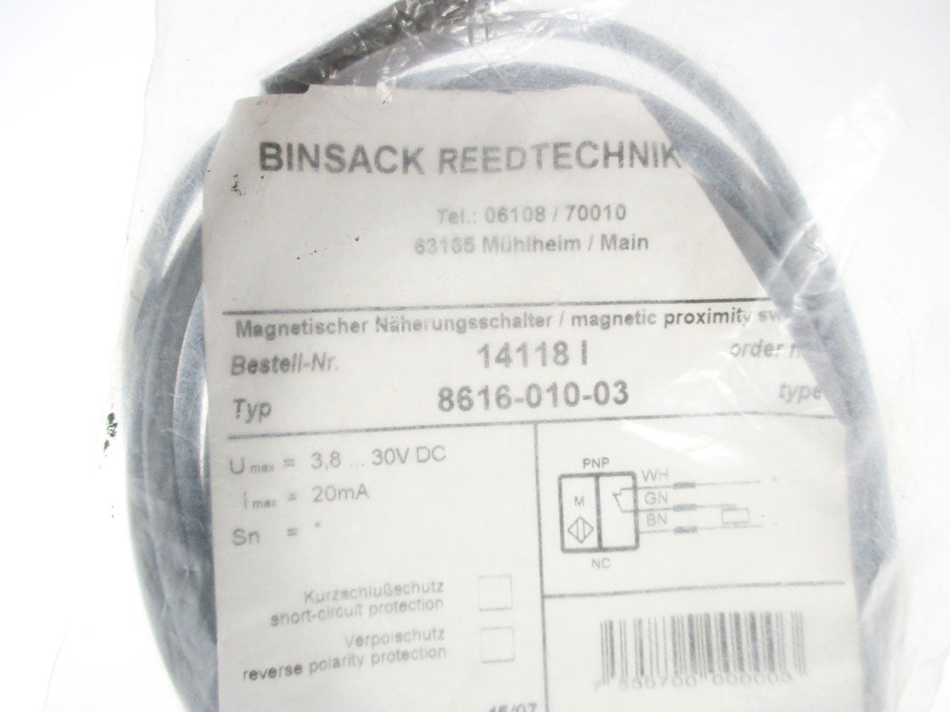 BINSACK 14118I 8616-010-03 3.8-30VDC NSMP