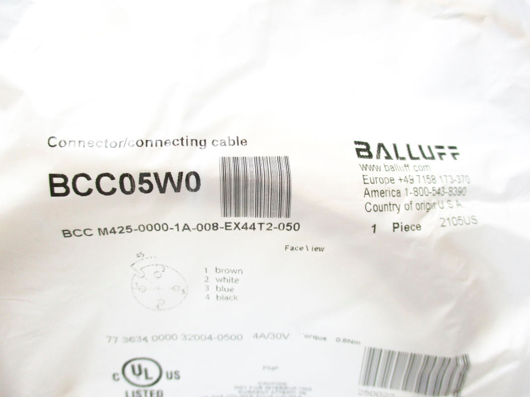 BALLUFF BCCM425-0000-1A-008-EX44T2-050 BCC05W0 30V 4A NSMP