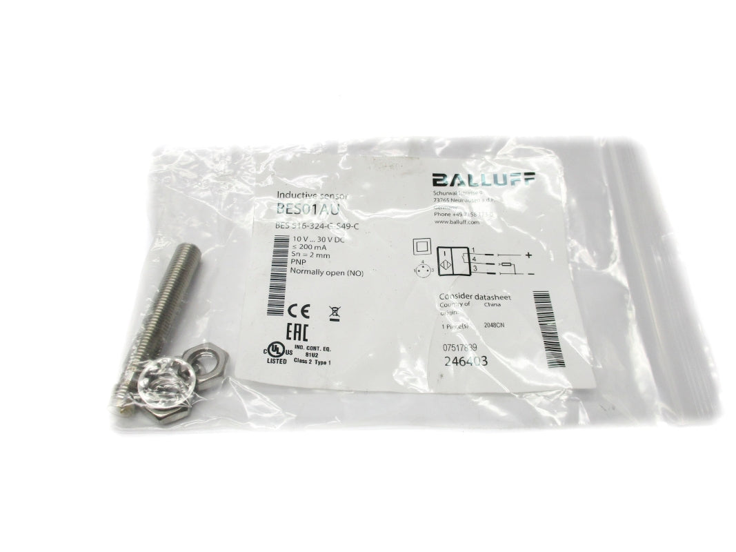 BALLUFF BES516-324-G-S49-C BES01AU 10-30VDC NSMP