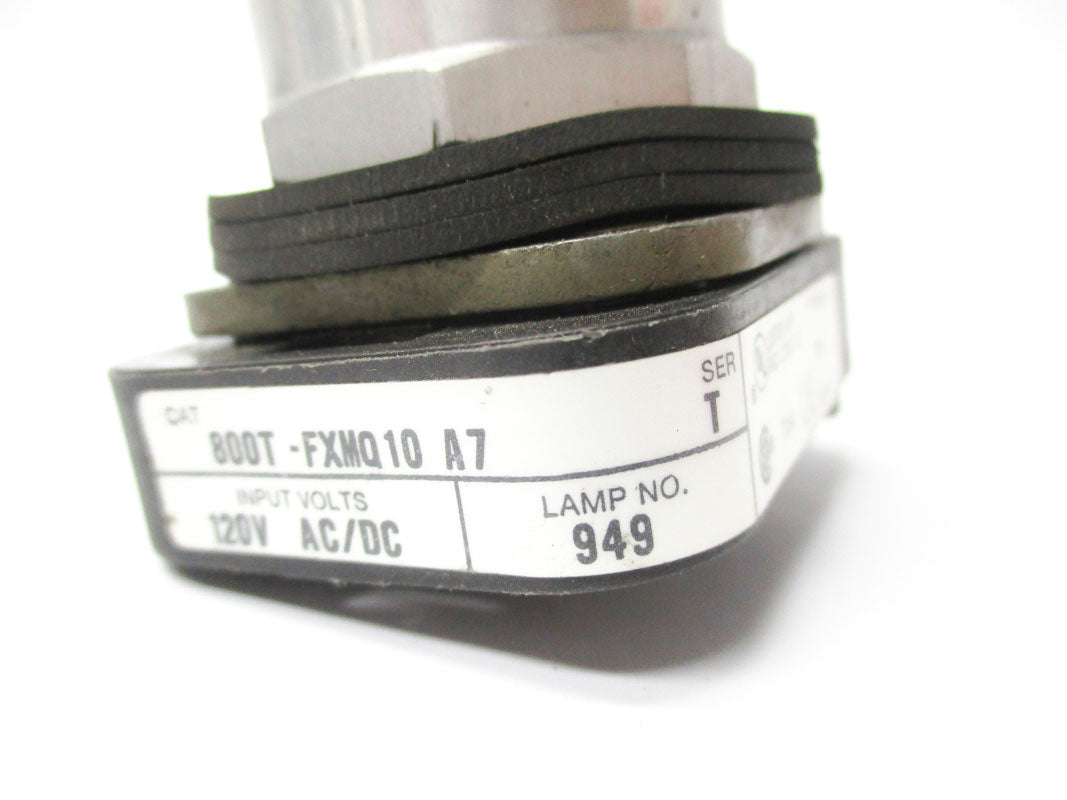ALLEN BRADLEY 800T-FXMQ10A7 SER. T 120VAC/DC NSNP