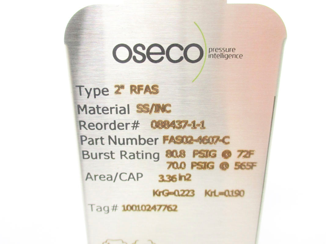 OSECO FAS02-4607-C 80.8PSI 565'F NSMP