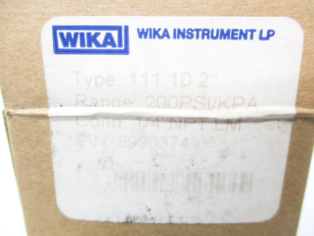 WIKA 8990374 0-200PSI NSMP