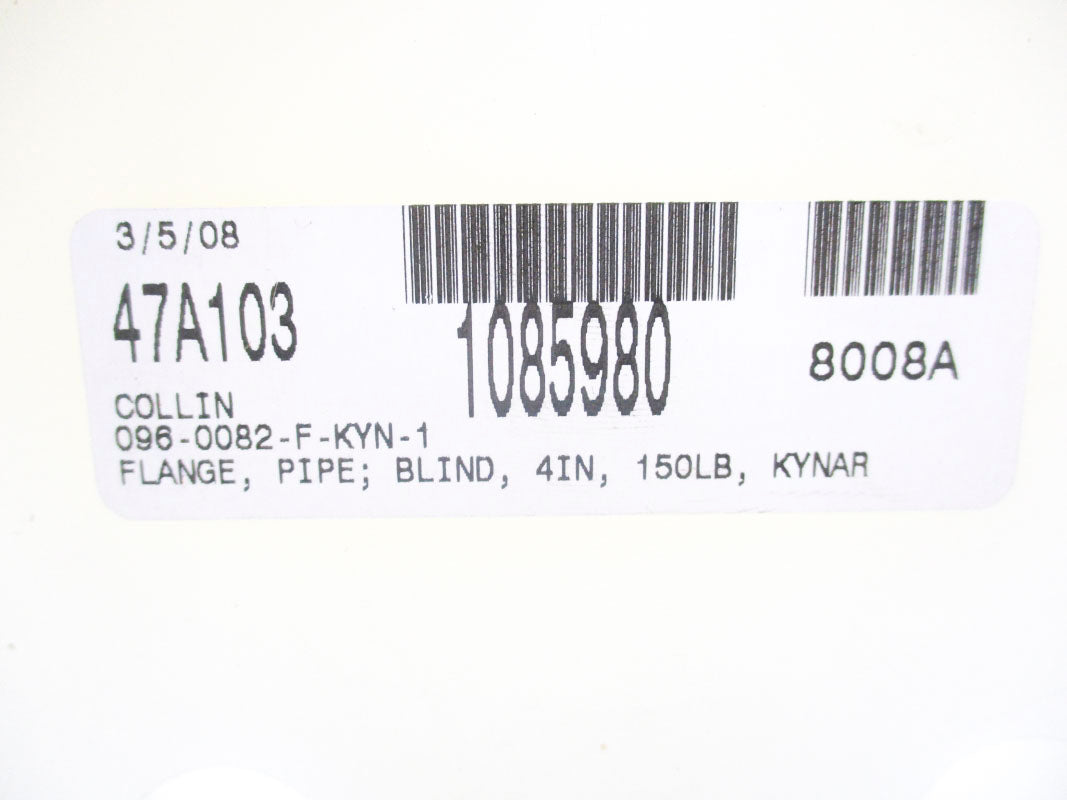 COLLINS INSTRUMENT 096-0082-F-KYN-1 4" NSNP