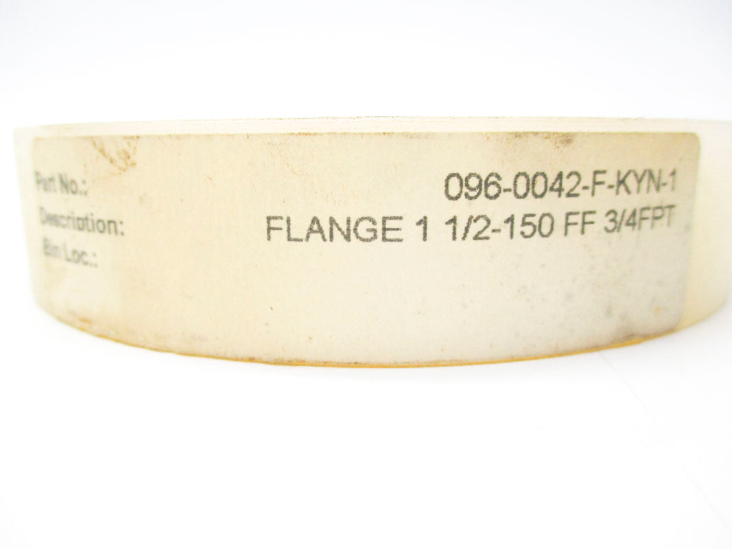 COLLINS INSTRUMENT 096-0042-F-KYN-1 1-1/2" NSNP
