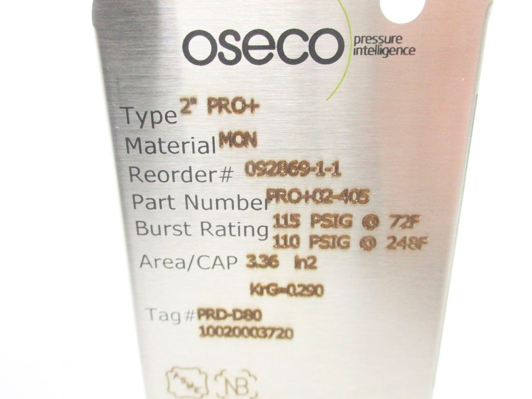 OSECO 92869-1 115PSI 248'F NSMP