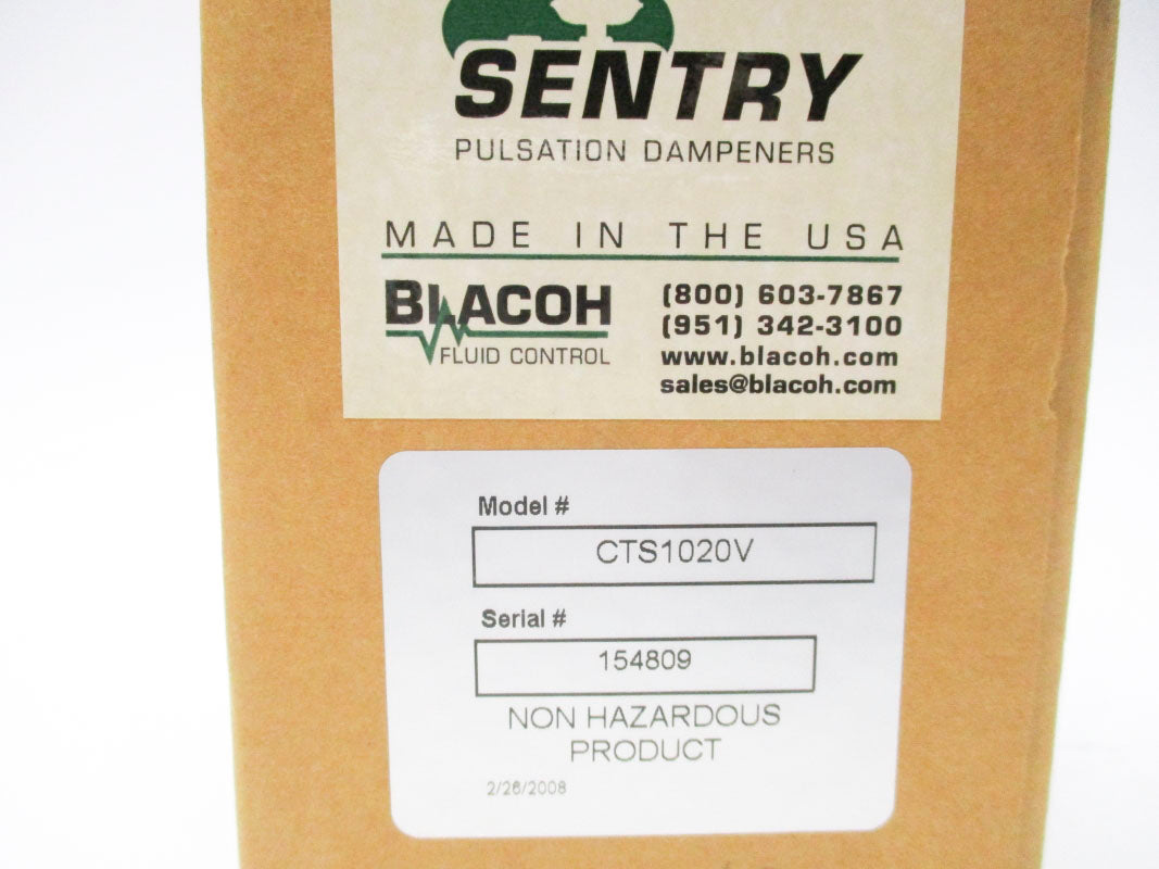 SENTRY CTS1020V 300PSI 70'F NSMP