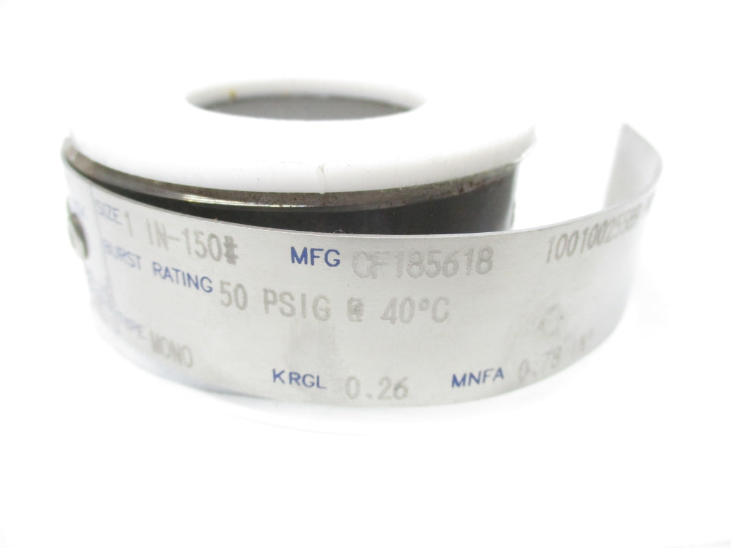 ZOOK ENTERPRISES CF185618 10010025589-PRD-H2SO4 50PSI 1" NSMP