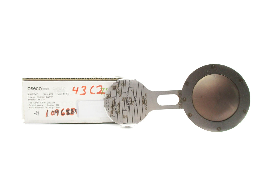 OSECO 20289-1 RFAS 2" 128PSI 550'F NSMP