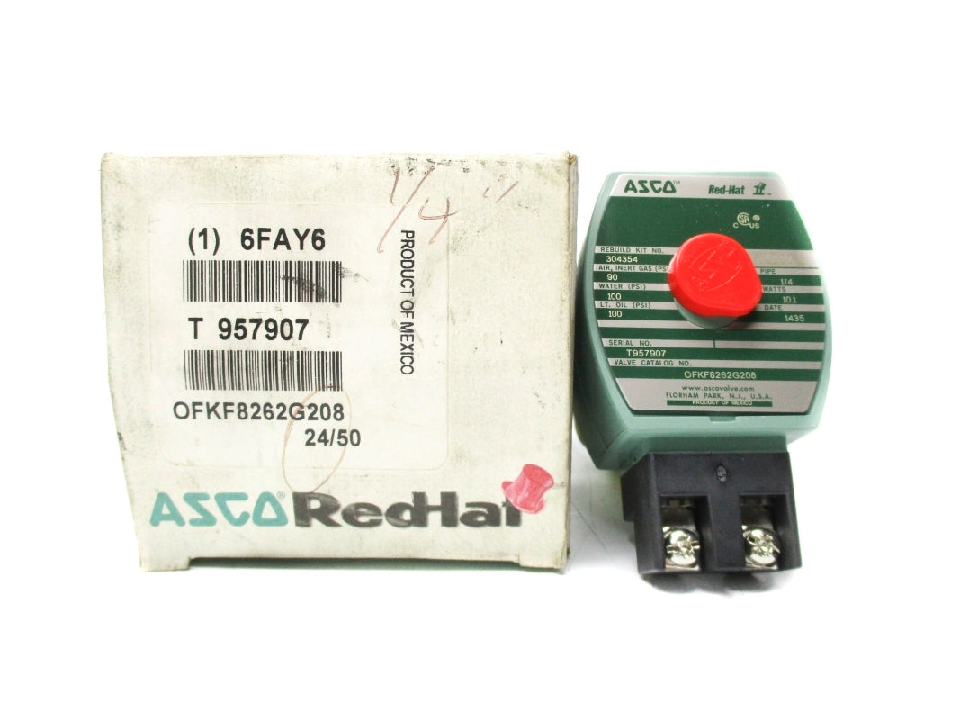 ASCO OFKF8262G208 24V 100PSI 1/4" NSNP