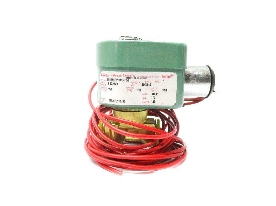 ASCO TX8262B20805704 110/120V 110-190PSI 1/4" UNMP