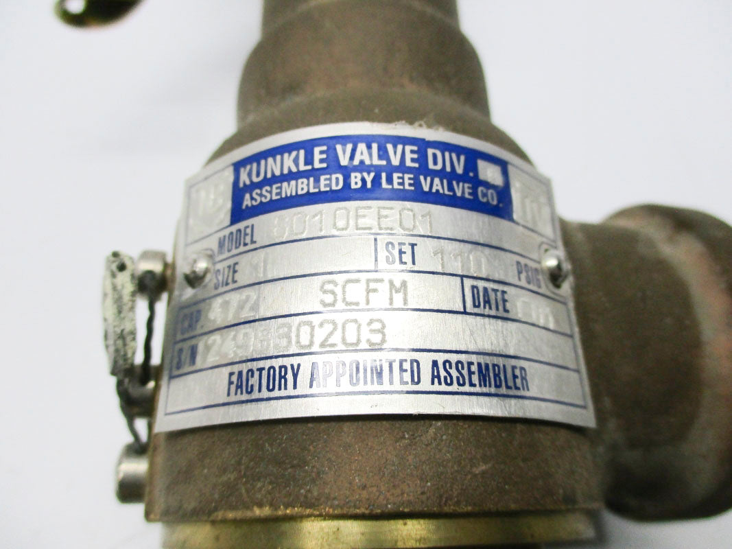 KUNKLE VALVE 6010EE01 110PSI 1" NSNP