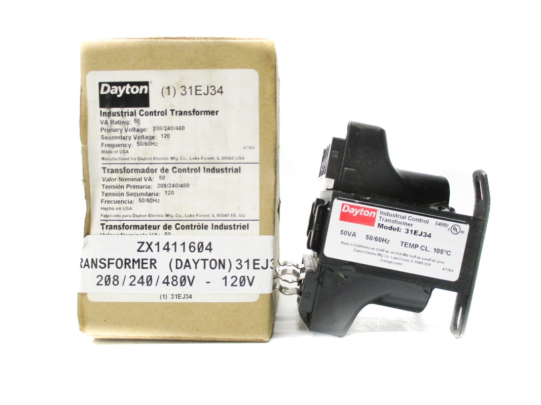 DAYTON 31EJ34 480V 50VA NSMP