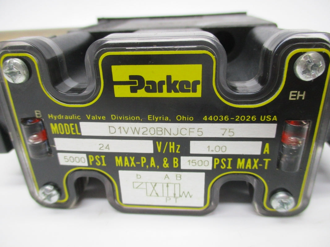 PARKER D1VW20BNJCF575 24V 1.00A 5000PSI NSNP