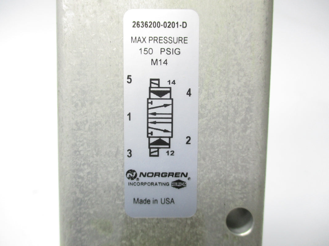 NORGREN 2636200-0201-D 24V 150PSI NSMP