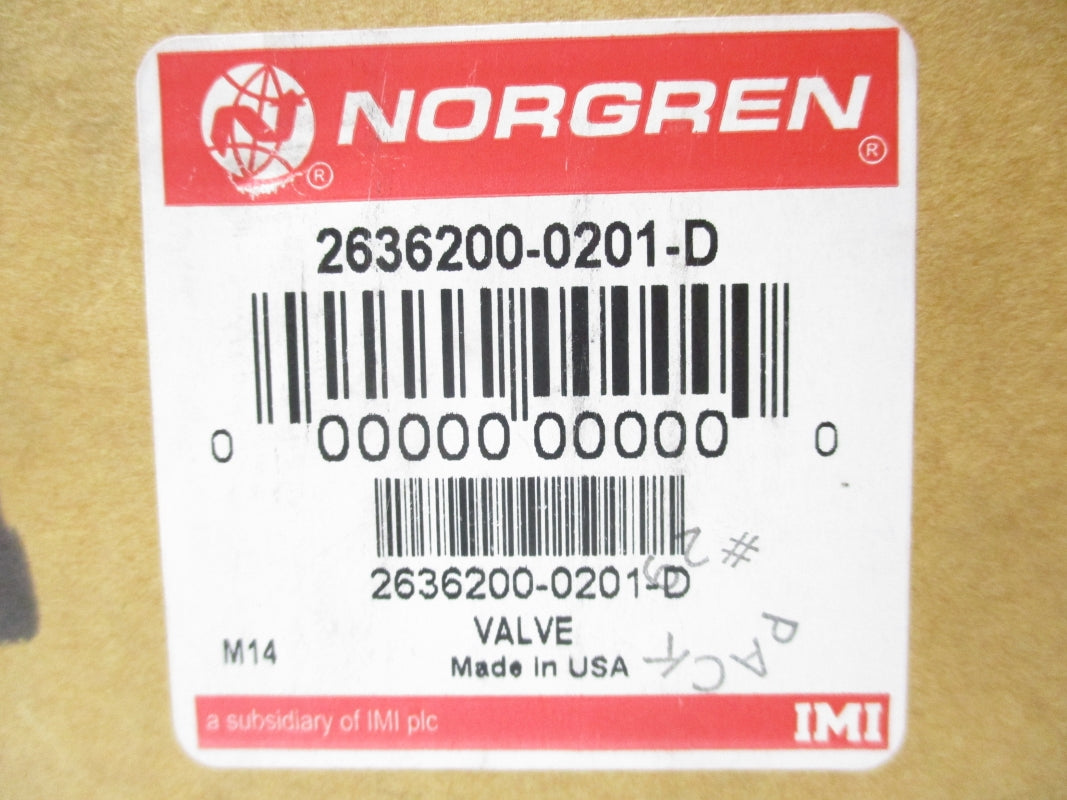 NORGREN 2636200-0201-D 24V 150PSI NSMP