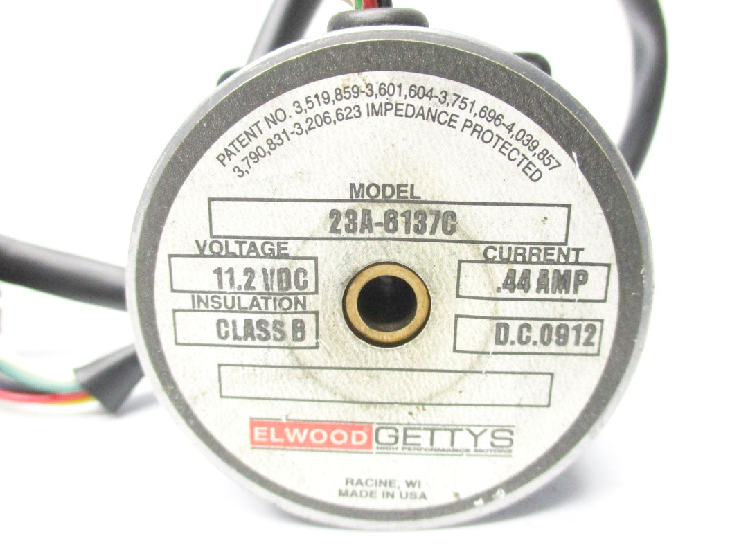 GETTYS 23A-6137C 11.2VDC .44A UNMP