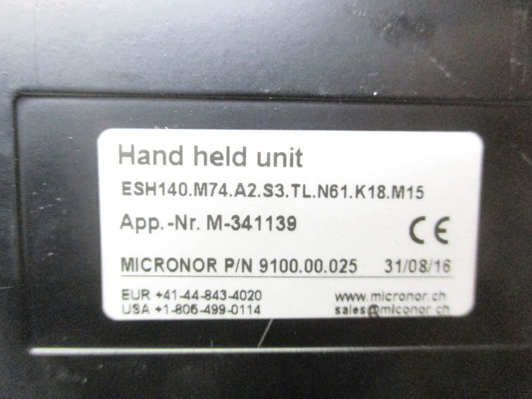 MICRONOR ESH140.M74.A2.S3.TL.N61.K18.M15 9100.00.025 NSNP