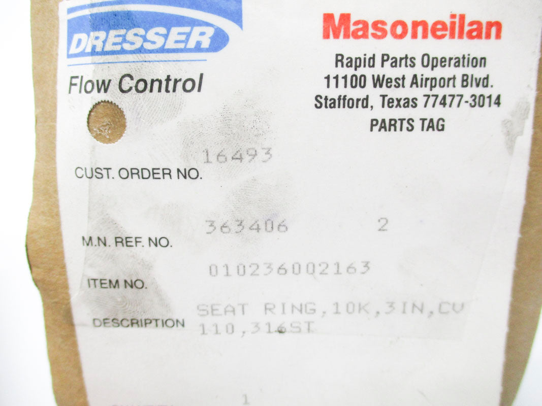 MASONEILAN 010236002163 3" NSMP