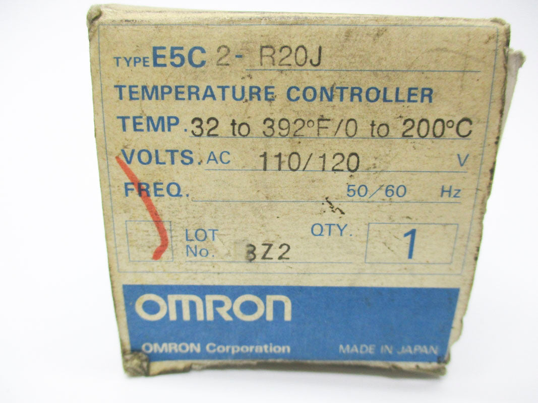 OMRON E5C2-R20J 110/120V 3A 0-200'C/32-392'F NSMP