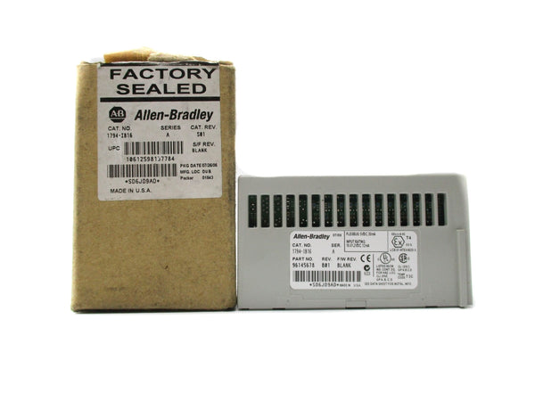 ALLEN BRADLEY 1794-IB16 SER. A 10-31.2VDC REV. B01 NSMP