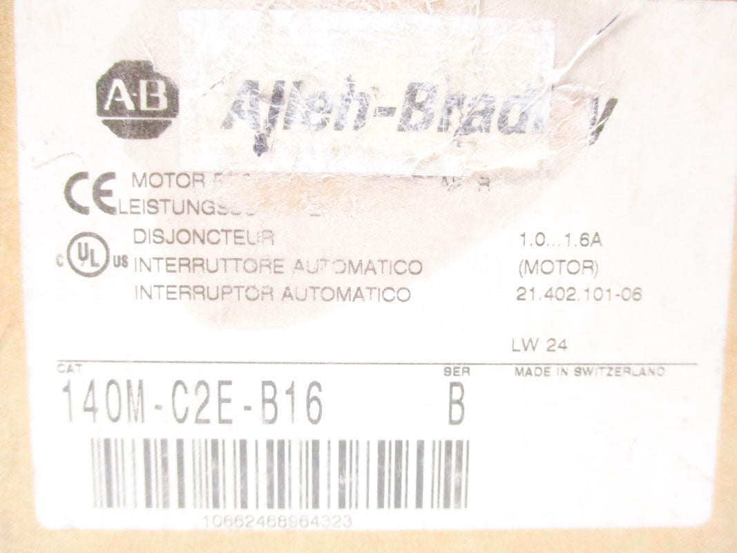 ALLEN BRADLEY 140M-C2E-B16 SER. B 690V 1.0-1.6A NSMP