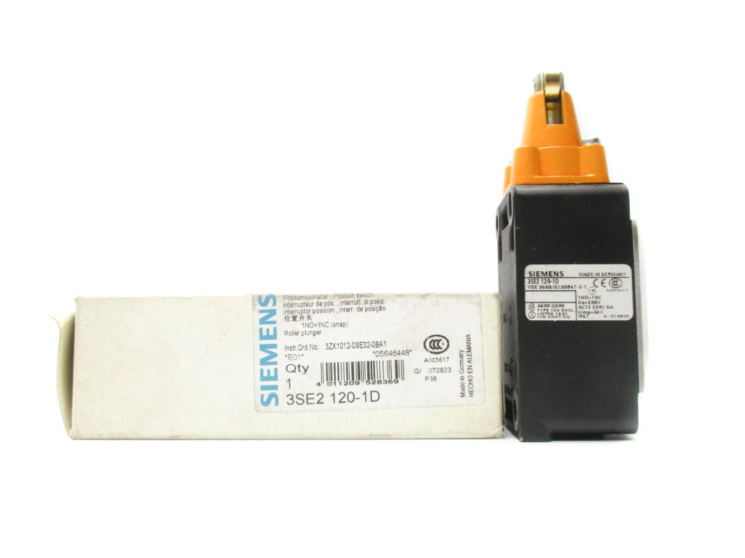 SIEMENS 3SE2120-1D 500V 6A NSMP