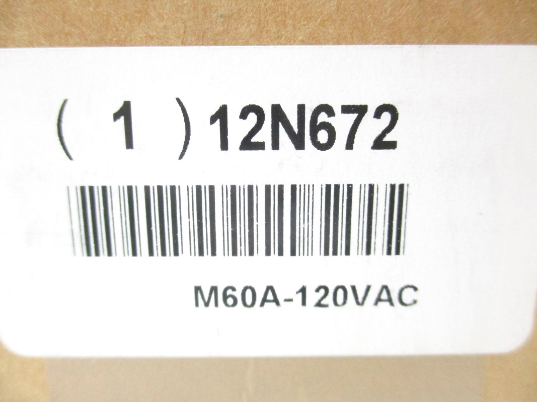 CONTACTOR M60A-120VAC 12N672 NSFS