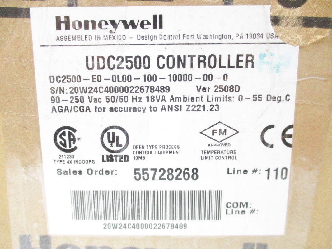 HONEYWELL DC2500-E0-0L00-100-10000-00-0 90-250VAC NSMP