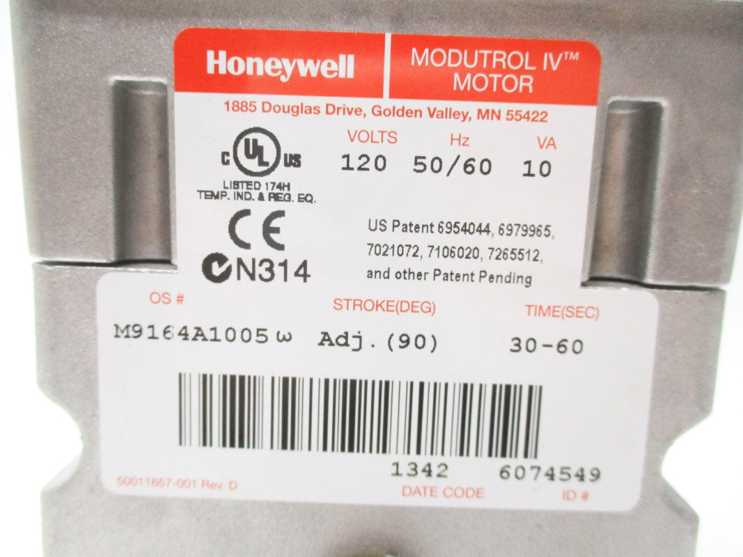 HONEYWELL M9164A1005 120V 30-60S NSMP