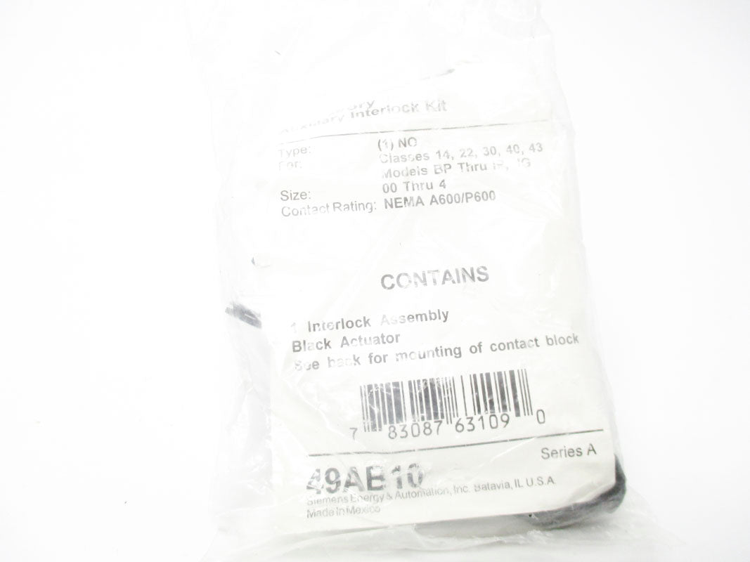 SIEMENS 49AB10 SER. A NSMP