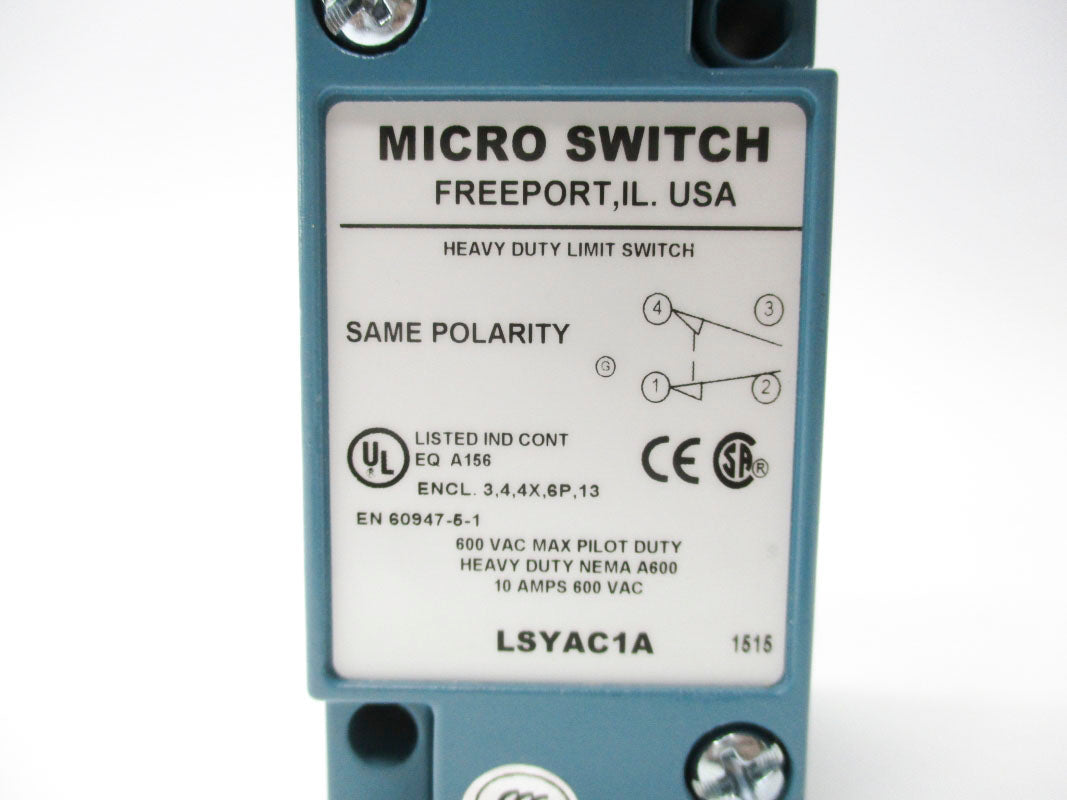 HONEYWELL LSYAC1A 600VAC 10A NSMP