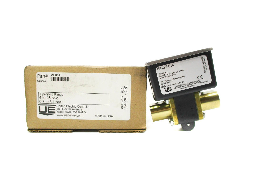 UNITED ELECTRIC 24-014 250VAC 5A 4-45PSI NSMP