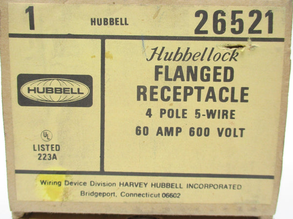 HUBBELL 26521 600V 60A NSMP