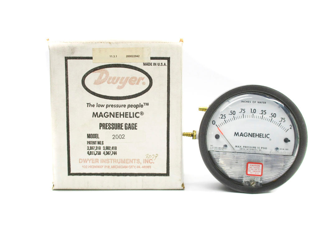 DWYER 2002 15PSI 0-2" NSMP