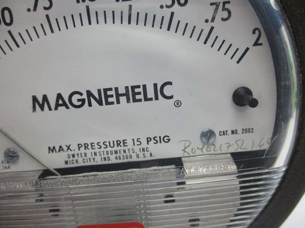 DWYER 2002 15PSI 0-2" NSMP