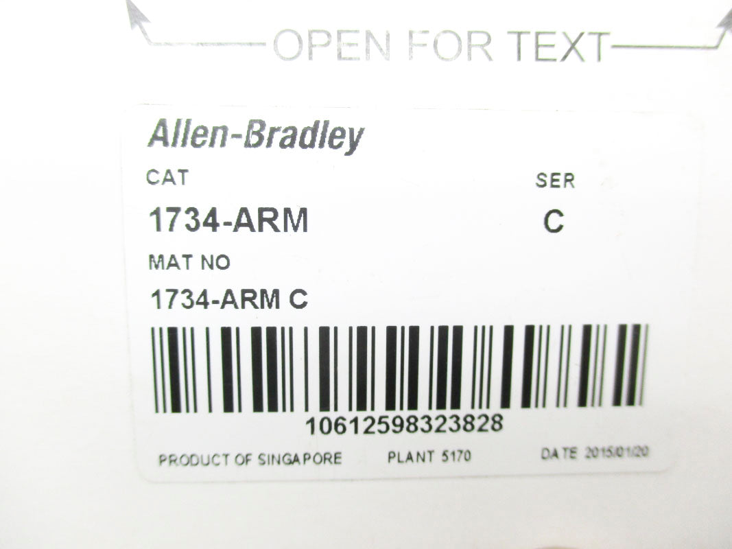 ALLEN BRADLEY 1734-ARM SER. C 5VDC F/W 3.022 NSMP