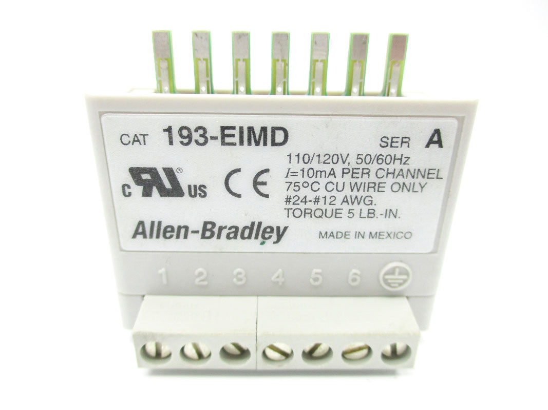 ALLEN BRADLEY 193-EIMD SER. A 110/120VAC (WH) NSMP