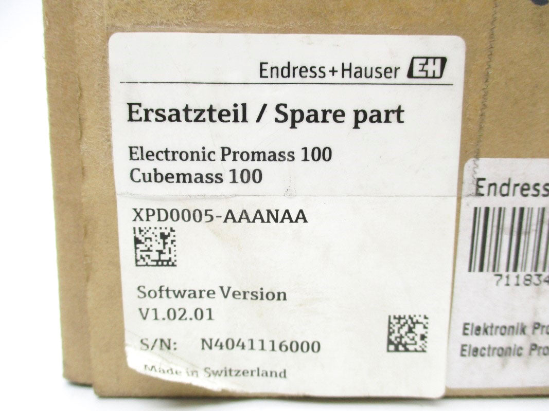 ENDRESS+HAUSER XPD0005-AAANAA 24VDC NSMP