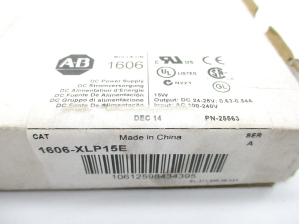 ALLEN BRADLEY 1606-XLP15E SER. A 100-240V 0.3A NSMP