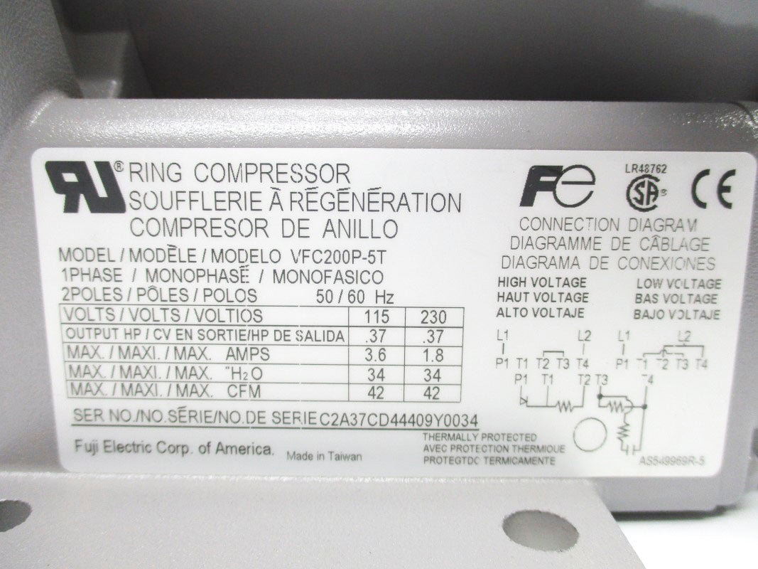 FUJI VFC200P-5T 115-230V 3.6A NSMP