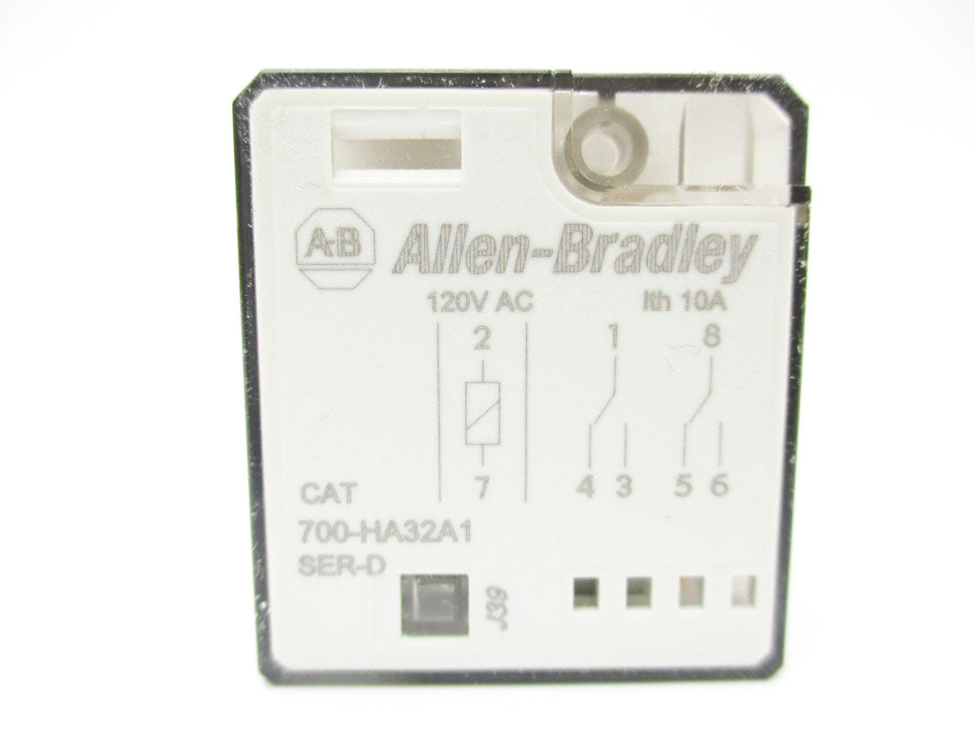 ALLEN BRADLEY 700-HA32A1 SER. D 120VAC 10A NSNP