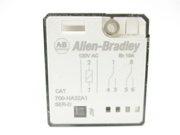 ALLEN BRADLEY 700-HA32A1 SER. D 120VAC 10A NSNP