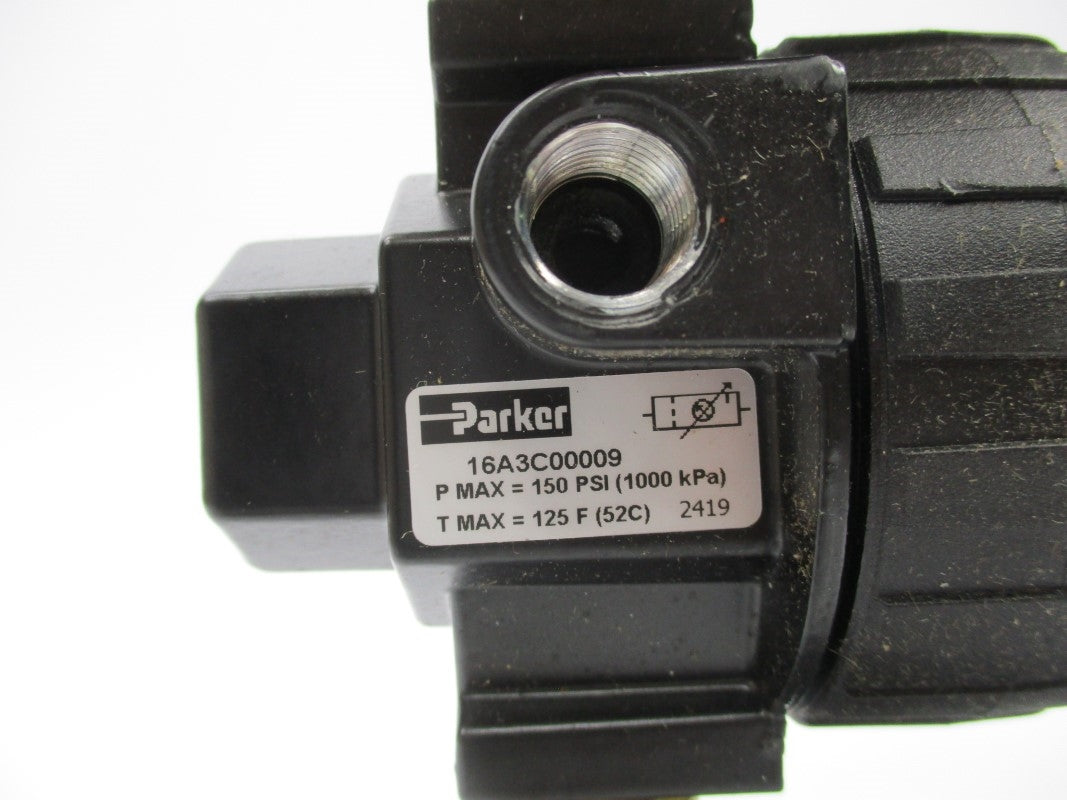 PARKER 16A3C00009 150PSI 1/2" NSMP
