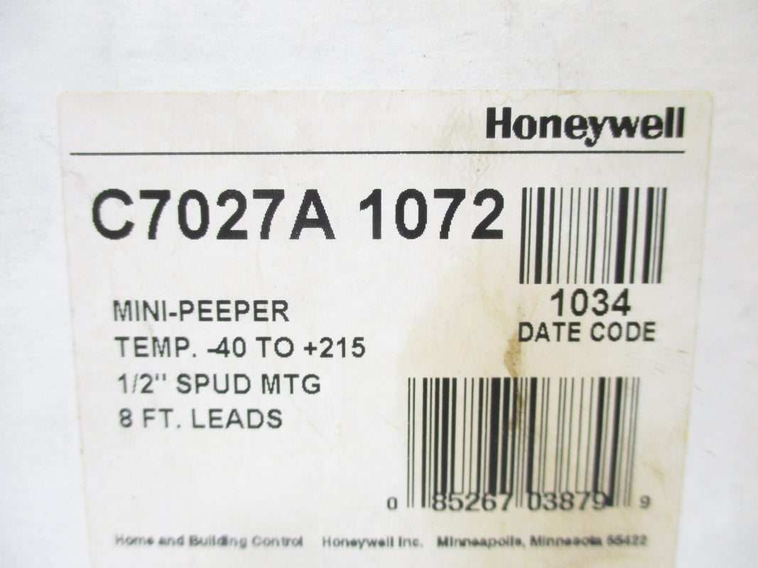 HONEYWELL C7027A1072 1/2" NSMP
