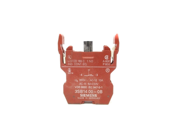 SIEMENS 3SB1400-0B 230V 6A NSNP
