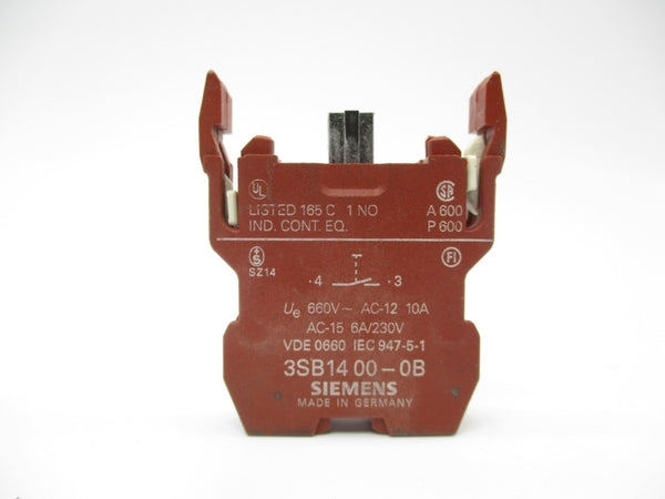 SIEMENS 3SB1400-0B 230V 6A NSNP