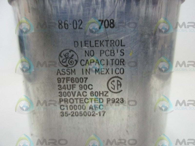 GENERAL ELECTRIC 97F6007 CAPACITOR DIELEKTROL UNMP